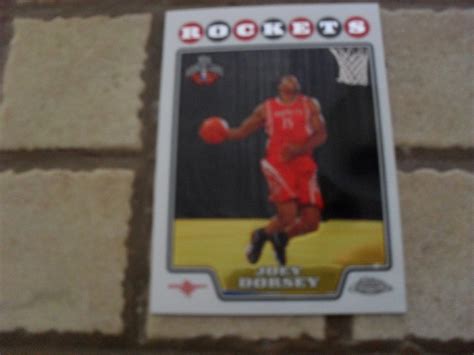 Amazon Topps Chrome Joey Dorsey Rookie Basketball