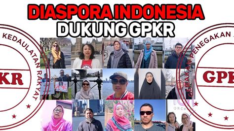 Diaspora Indonesia Katakan Jokowi Mundurlah Gerakan Penegakkan