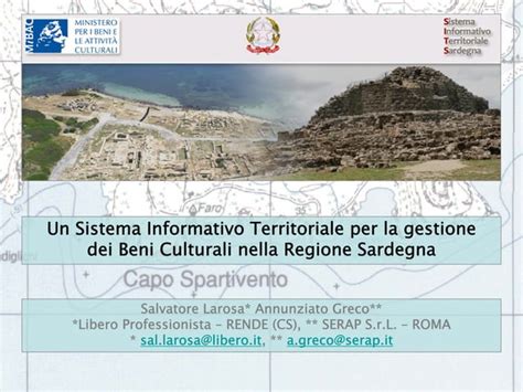 Un Sistema Informativo Territoriale Per La Gestione Dei Beni Culturali