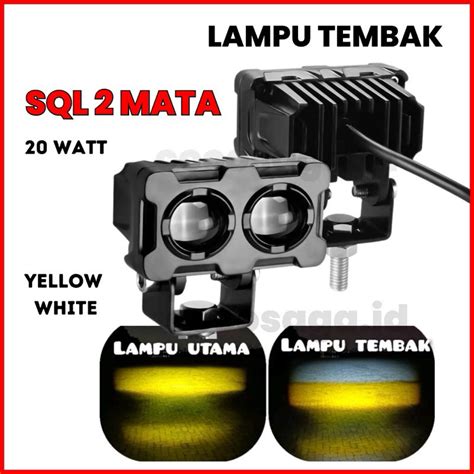 Jual Lampu Tembak Laser LED Foglamp LED D3 SQL 3 Mata SQL 2 Mata