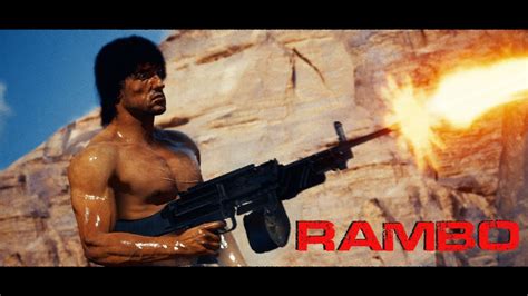 Rambo Machine Gun Gif