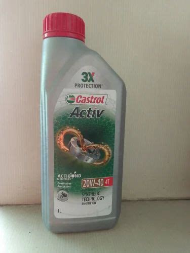 W Castrol Activ Engine Oil Unit Pack Size Bottle Of Litre At Rs