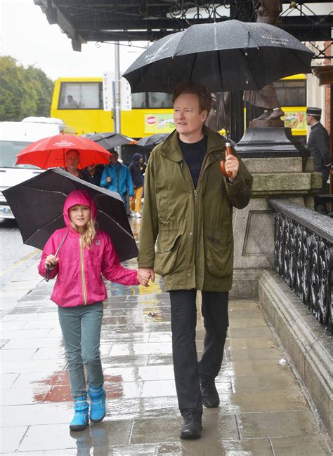 Cute Daddy Alert Conan Obrien With Daughter Neve In Ireland