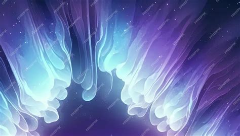 premium photo aurora background colorful landscape