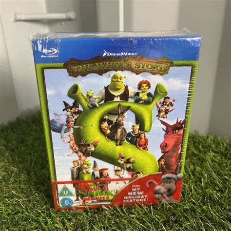 SHREK THE WHOLE Story Blu Ray 2010 4 Movie Collection EUR 34 95