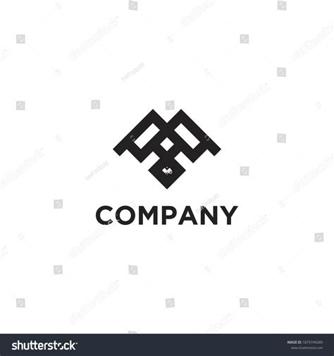 Eagle Logo Design Isolated White Background Stock Vector (Royalty Free ...