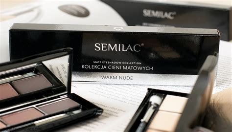 SEMILAC MATOWE CIENIE DO POWIEK NUDE ROSE WARM NUDE SWATCHE