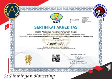 Selamat Atas Akreditasi A Program Studi S Bimbingan Konseling