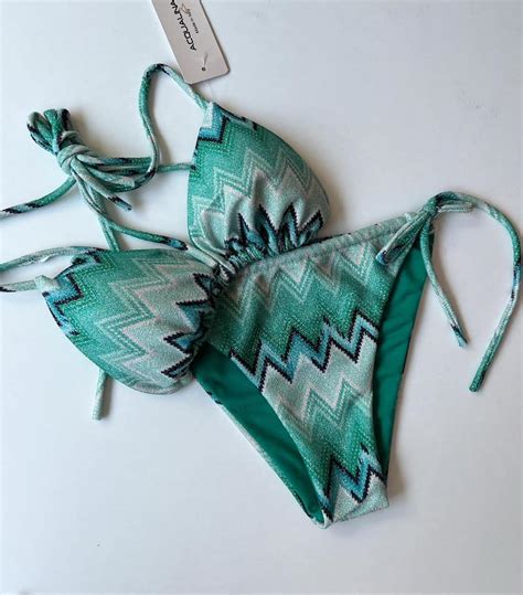Kupaći kostim Bikini cik cak mint LOVELY
