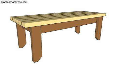 2x4 Bench Plans | Free Garden Plans - How to build garden projects