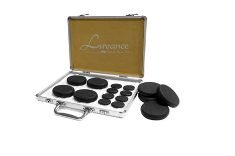 Hot Stone Heater Portable 16 Pcs 2 Size LBT 2503 Luvance Official Website