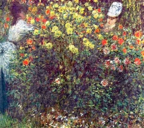 Girls in the Garden, 1875 - Claude Monet - WikiArt.org