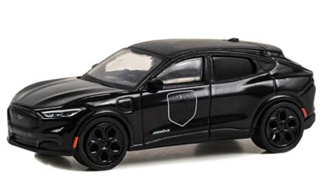 Miniature Ford Mustang Greenlight Mach E Gt Noire Voiture