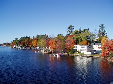 New Hampshire Lakes Region | Mountain homes, Lake, Water