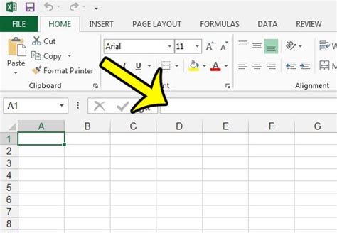 Where Is The Formula Bar In Excel 2013 Live2Tech