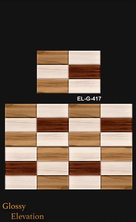 Glossy Elevation Matt Ceramic Gloss 3d Wall Tile 12x18 Inch At Rs 145