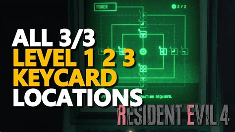 Level Keycard Locations Re Remake All Youtube