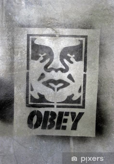 Sticker obey - graffiti/street art - PIXERS.UK