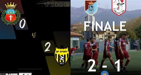 Calcio sorrisi reatini Bf al terzo successo di fila Città di Rieti