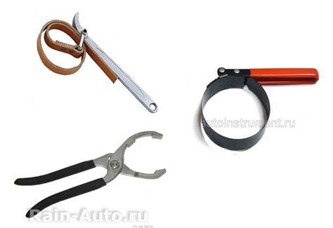 Классификация съемников масляного фильтра.