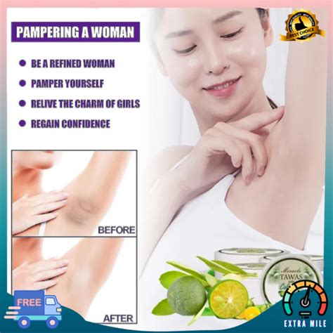 Emp Miracle Tawas Cream With Calamansi Underarm Whitening Anti Perspirant Deodorant And Body