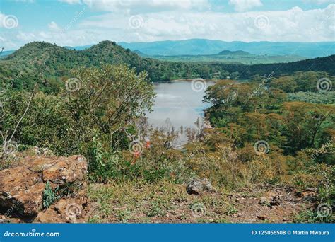 Crater Lake in Naivasha, Rift Valley, Kenya Stock Photo - Image of ...