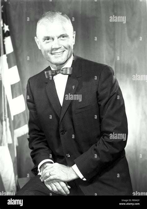 Official Portrait Of Astronaut John H Glenn Jr The First American To