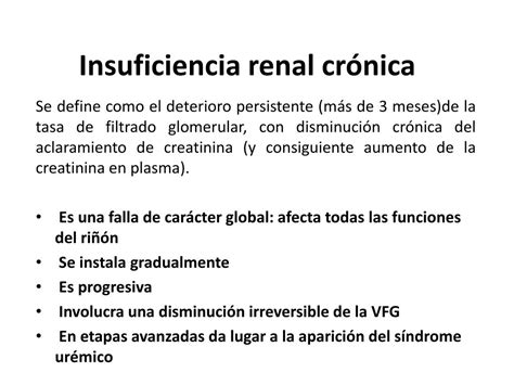 Ppt Insuficiencia Renal Crónica Powerpoint Presentation Free