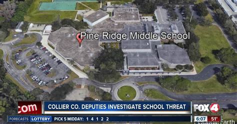 Collier deputies investigate school threat at Pine Ridge Middle School