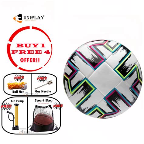 Uniplay 100 Quality Size 5 Bola Sepak Premium Football Saiz 5 Soccer