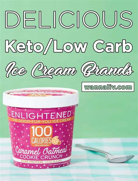 Keto/Low Carb Friendly Ice Cream Brands + 50 Free Recipes - Wanna Liv