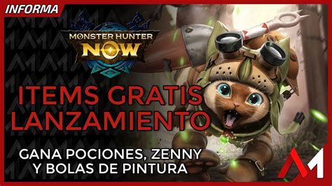 Gana Items Gratis Para El Lanzamiento Monster Hunter Now Youtube