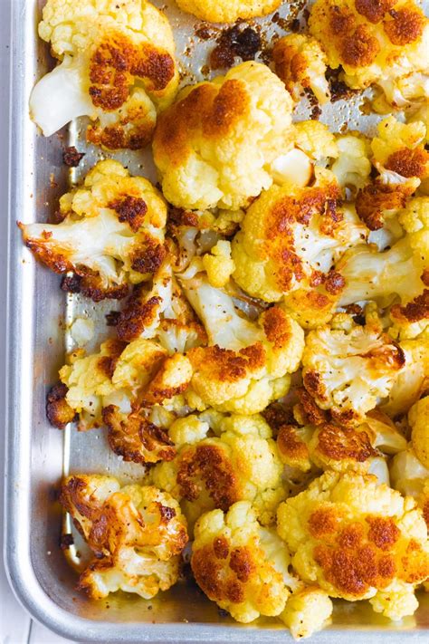 Crispy Oven Roasted Cauliflower Eating By Elaine