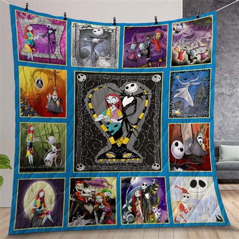 NIGHTMARE BEFORE CHRISTMAS Quilt Gift For Christmas, Birthday ...