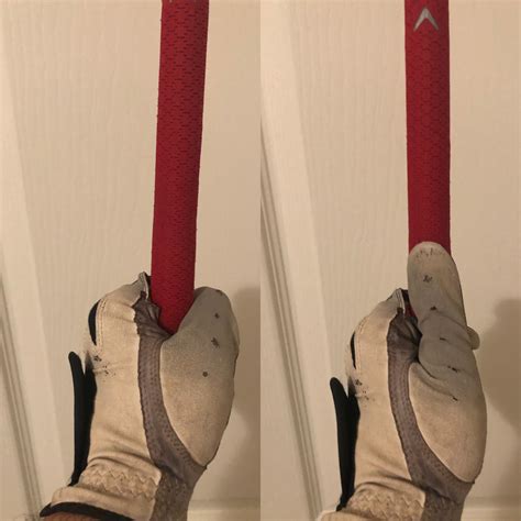 Golf Grip Left Thumb