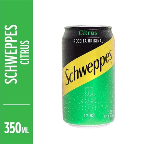 Refrigerante Citrus Original Schweppes Lata 350ml Pão de Açúcar