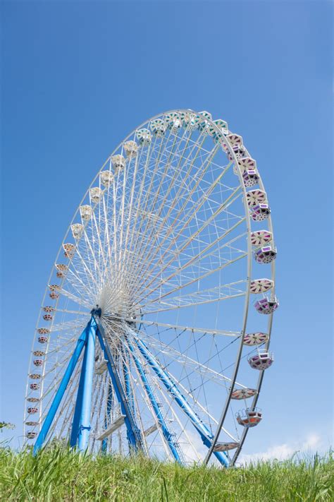 images ferris wheel amusement park landmark ride blue fun