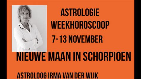 ASTROLOGIE WEEKHOROSCOOP 7 13 NOVEMBER 2021 NIEUWE MAAN IN SCHORPIOEN