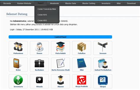 Siakad Sistem Informasi Akademik Berbasis Web Sms Dan Wap Blog