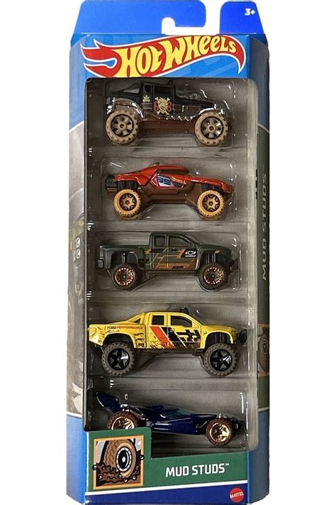 HOT WHEELS li Mud Studs Yeni Özel Seri Hotwheels Mattel Beşli Koleksiyon Oyuncak Metal