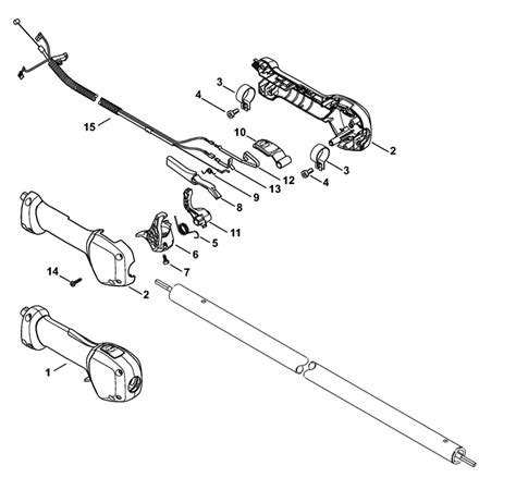 Stihl HT134 Handle Lawn Turfcare Machinery Parts