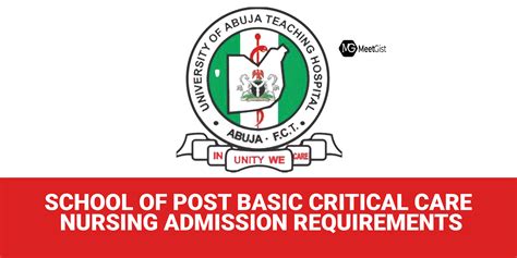 Uath School Of Post Basic Critical Care Nursing Admission Requirements