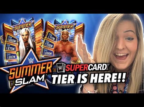 SUMMERSLAM 21 TIER IS HERE WWE SuperCard YouTube