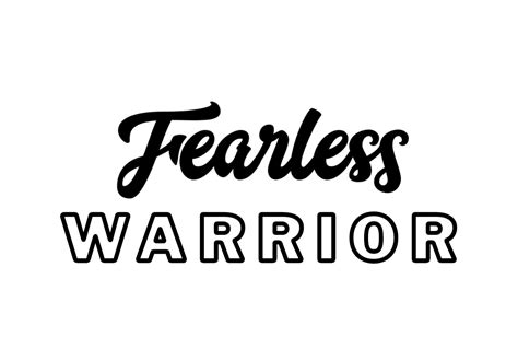 Fearless Warrior Mental Skills Training Fearless Warrior Logo Warrior