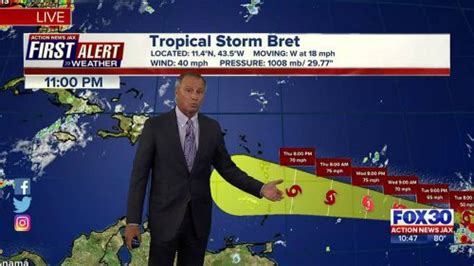 Tropical Storm Bret forms in Atlantic, is expected to intensify into a ...