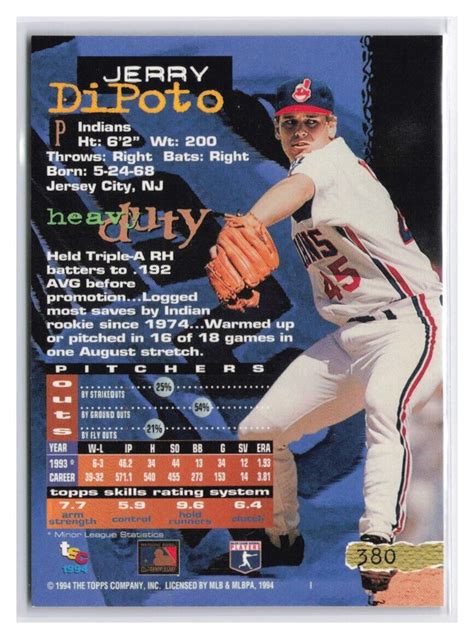 Topps Stadium Club Golden Rainbow Jerry Dipoto For Sale