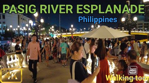 Manila Newest Tourist Attraction Pasig River Esplanade Walking Tour[4k]jones Bridge Youtube