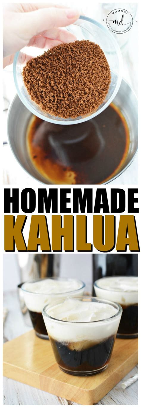 Homemade Kahlua Recipe Learn How To Make Kahlua With Vodka Momdot