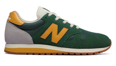 New Balance 520 70s Running Team Forest Green With Gold Womens Fashion Sneakers Sneakers