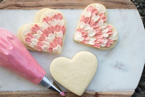 Valentine Cookies Buttercream Frosting